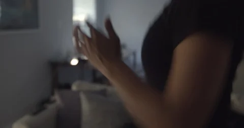 Home Workout Stock Footage 129452555