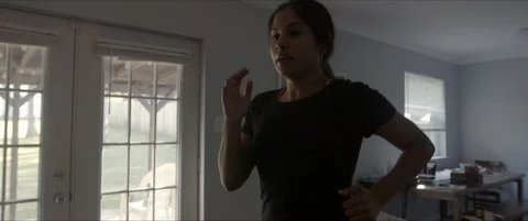 Home Workout Stock Footage 129453922