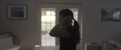 Home Workout Stock Footage 129454384