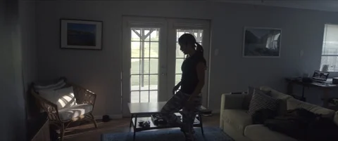 Home Workout Stock Footage 129456458