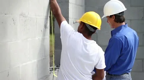 Homebuilder and Construction Worker Video stock 21110512
