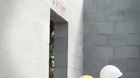 Homebuilder and Construction Worker Video stock 21110705