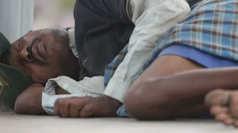 Homeless Stock Footage