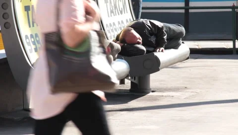 Homeless Stock Footage 5295171