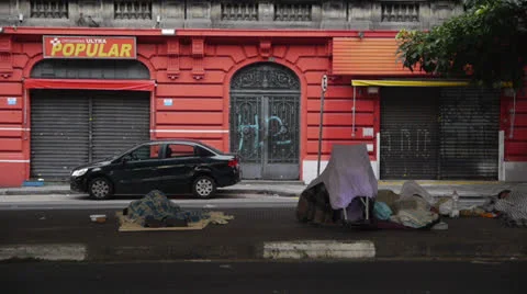 Homeless Stock Footage 27206823