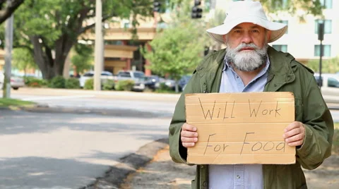 Homeless Man Stock Footage 2976669
