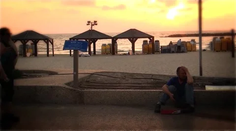 Homeless man Stock-Footage 40052563