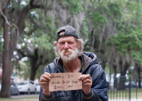 Homeless man Stock Photos