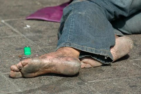 Homeless man Stock Photos