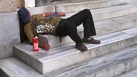 Homeless Foto stock
