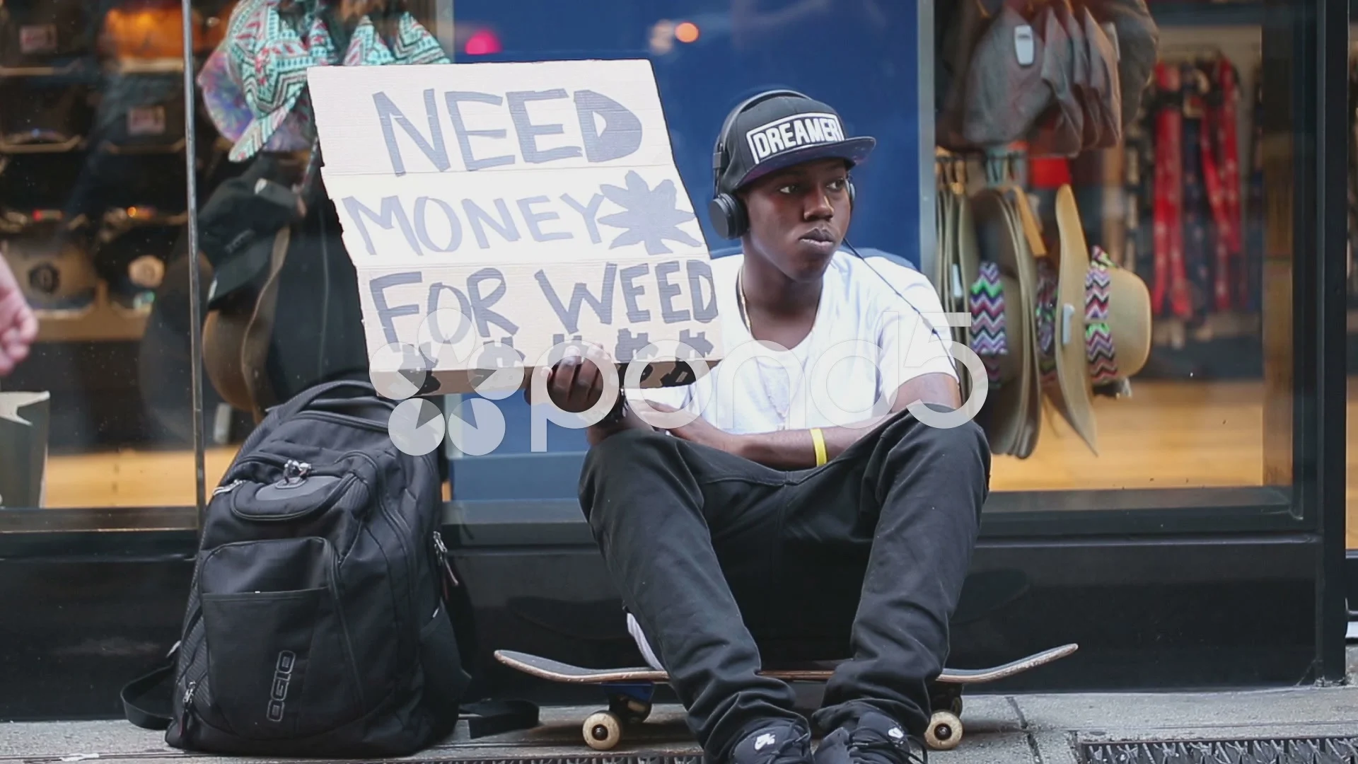 homeless-sign-need-money-weed-footage-04