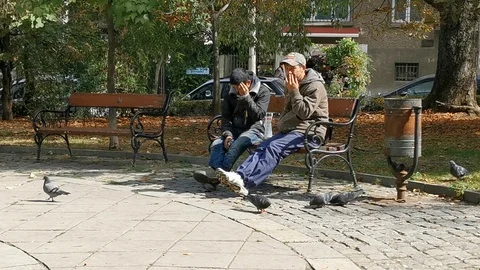 Homeless Sofia Bulgaria Stock Footage 117244549