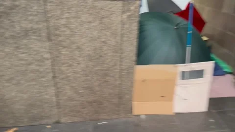 Homelessness Stock Footage 305990470