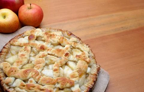 Homemade apple pie Stock Photos