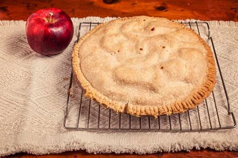Homemade apple pie Stock Photos