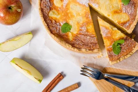 Homemade apple pie 库存照片
