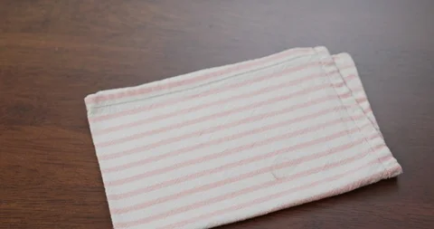 Homemade baked bread pudding on the table Video stock 112514567