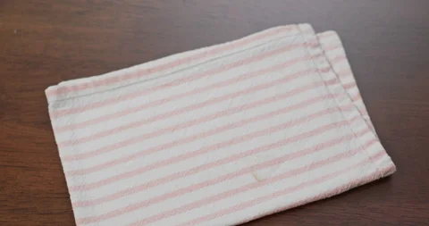 Homemade baked bread pudding on the table Video stock 112795352