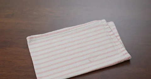 Homemade baked bread pudding on the table Video stock 113683954