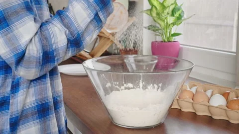 Homemade bakery slow motion Stock Footage 191954655