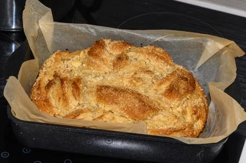 Homemade baking in the kitchen 2 Stock Photos