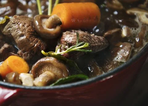 Homemade beef stew Foto stock