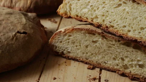 Homemade bread with the ancient method 스톡 동영상 152773783