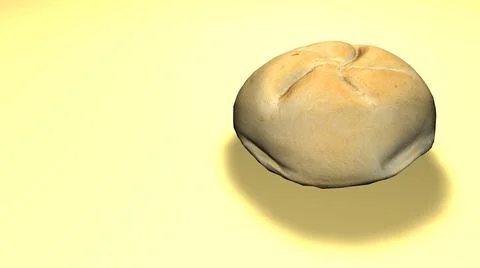 Homemade bread isolated on a background. Stock Photos
