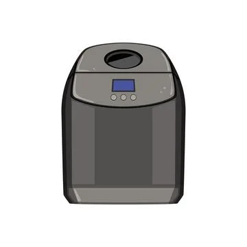 Homemade bread maker cartoon vector illustration 스톡 일러스트