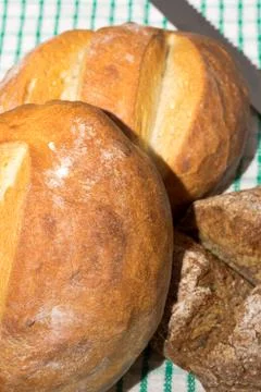 Homemade bread Stock Photos