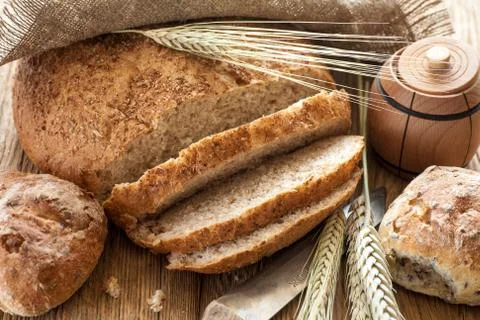Homemade bread Stock Photos