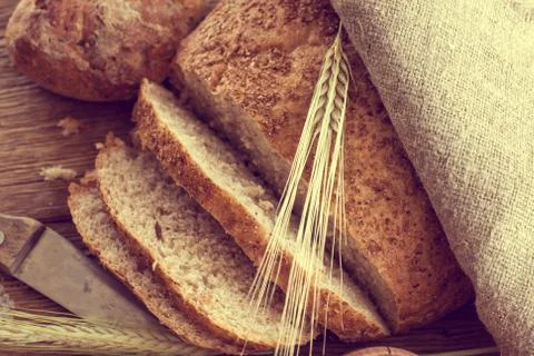 Homemade bread Foto stock