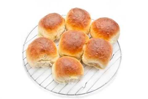 Homemade bread rolls Stock Photos