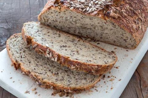 Homemade brown bread Stock Photos