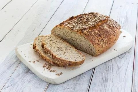 Homemade brown bread Stock Photos