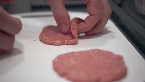 Homemade burger Stock Footage 145850543