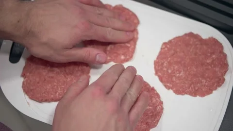 Homemade burger Stock Footage 145850606
