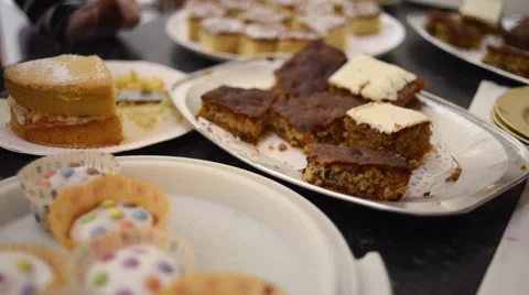 Homemade Cake Selection Stock Footage 46114546
