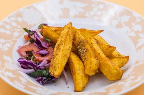 Homemade Chips Stock Photos
