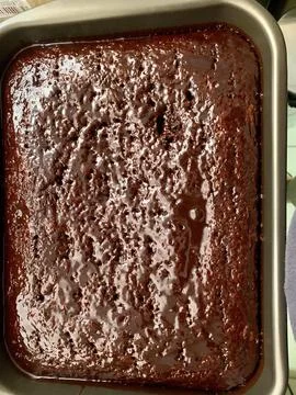 Homemade chocolate cake Stock Photos