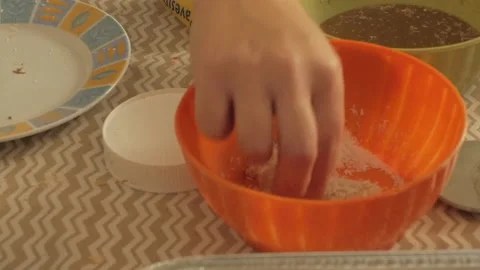 Homemade Coconut biscuits Vídeos de archivo 146841949