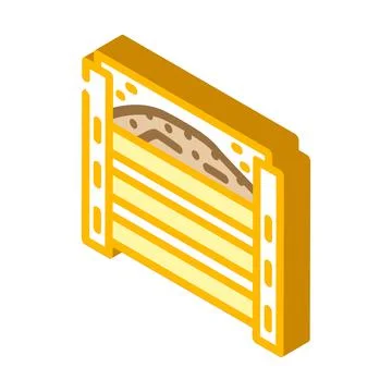 Homemade composter isometric icon vector illustration Stock Illustration