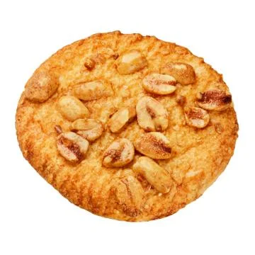 Homemade cookie with peanuts Stock Photos