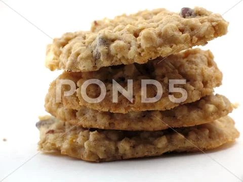 Homemade cookies in a pile Stock Photos
