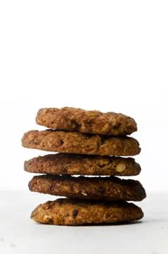 Homemade cookies stack Stock Photos