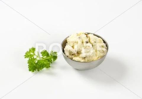 Homemade cottage cheese spread Stock Photos