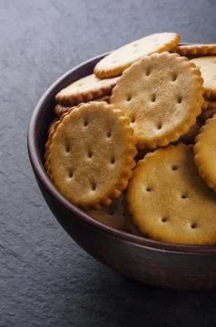Homemade crackers Stock Photos