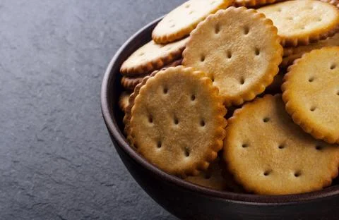 Homemade crackers Stock Photos
