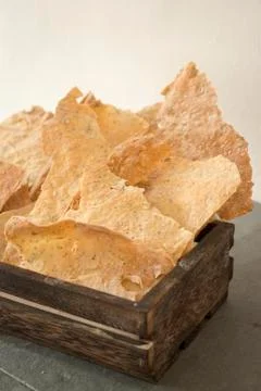 Homemade crispbread Stock Photos