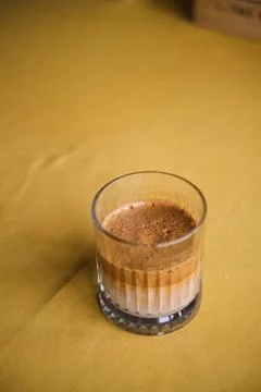 Homemade Dalgona Coffee Stock Photos